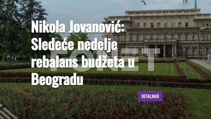 Novi rebalans budžeta grada